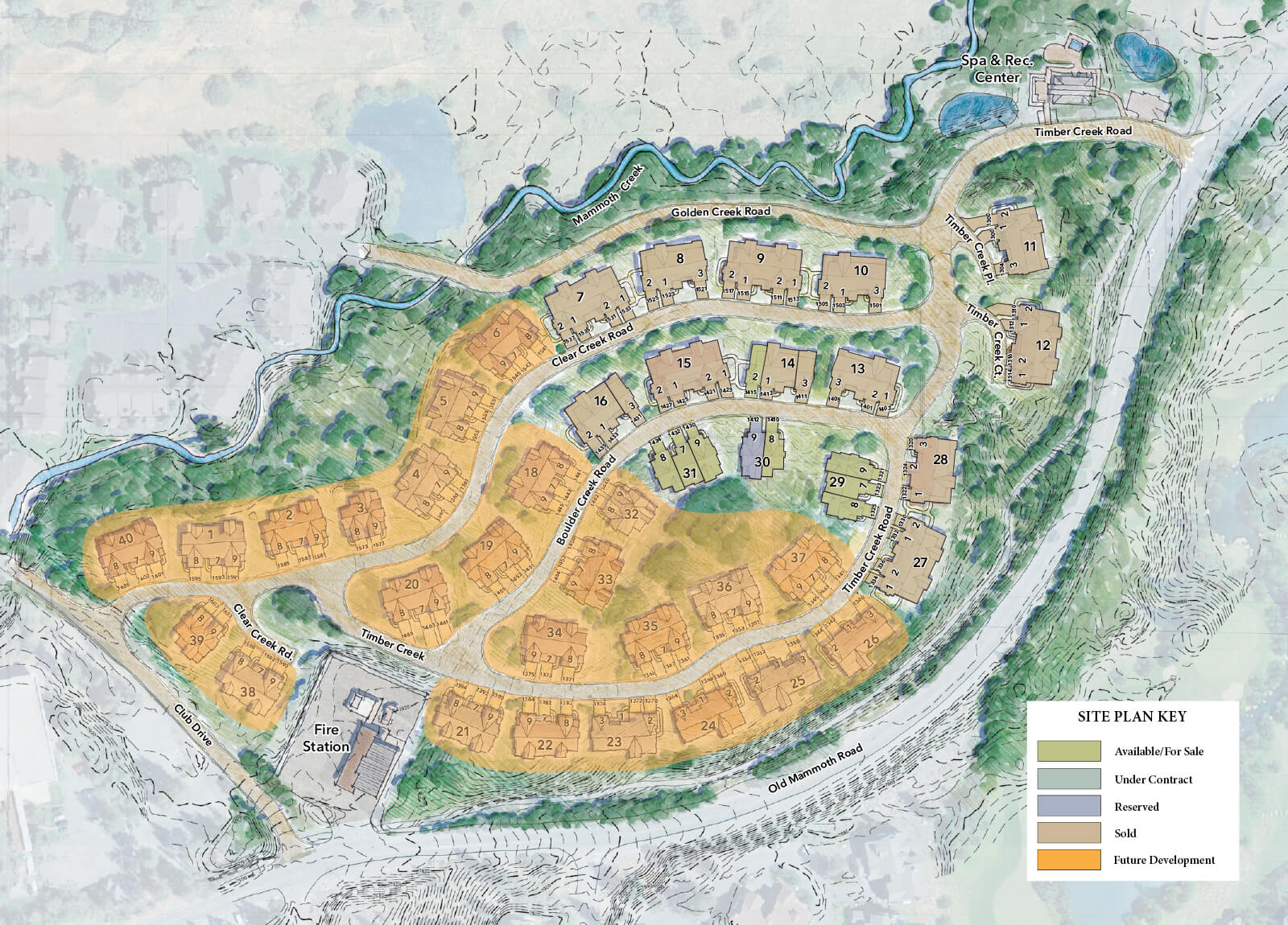 Creekhouse Site Map