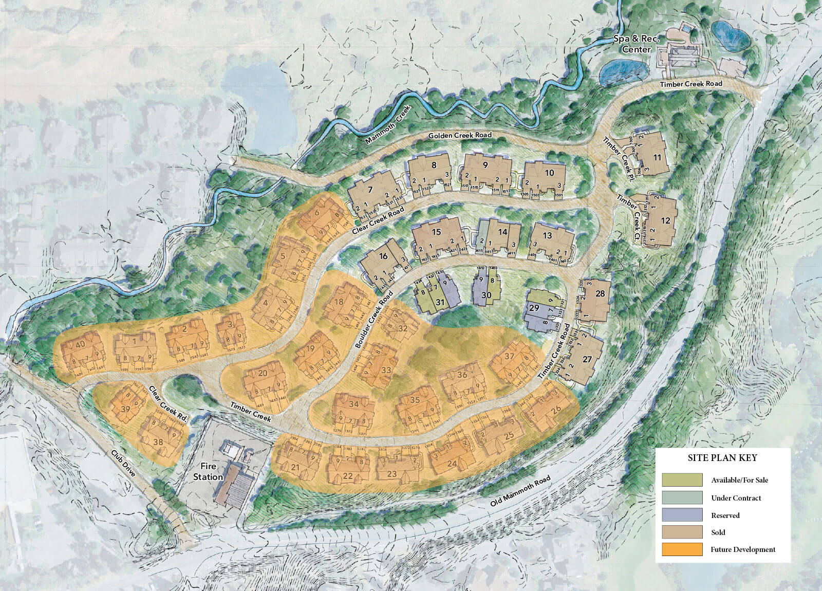 Creekhouse Site Map